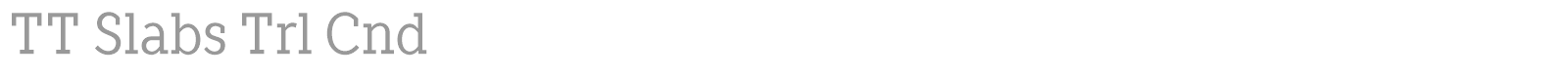 TT Slabs font preview